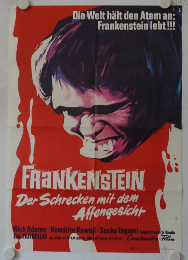 Frankenstein - Der Schrecken mit dem Affengesicht originales deutsches Filmplakat